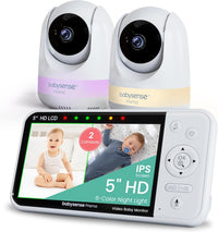 Babysense Prisma Baby Monitor with Camera and Audio