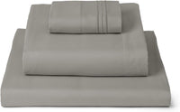 Mellanni Full Sheets Set - 4 PC Iconic Collection Bedding - Hotel Luxury Extra Soft Cooling Bed Sheets - Wrinkle Fade Stain Resistant (Full Taupe)