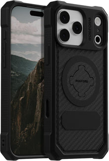 ROKFORM Rugged Case Compatible with iPhone 17 Pro Max Magnetic Cover (Black)