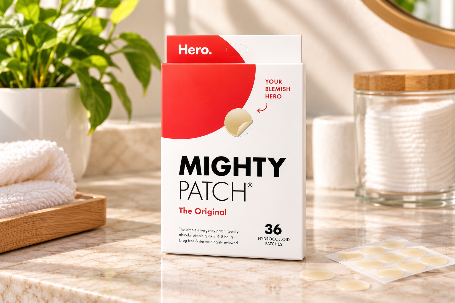 Put Down the Pimple Popper: Mighty Patch Gives Whiteheads a Different Exit Strategy