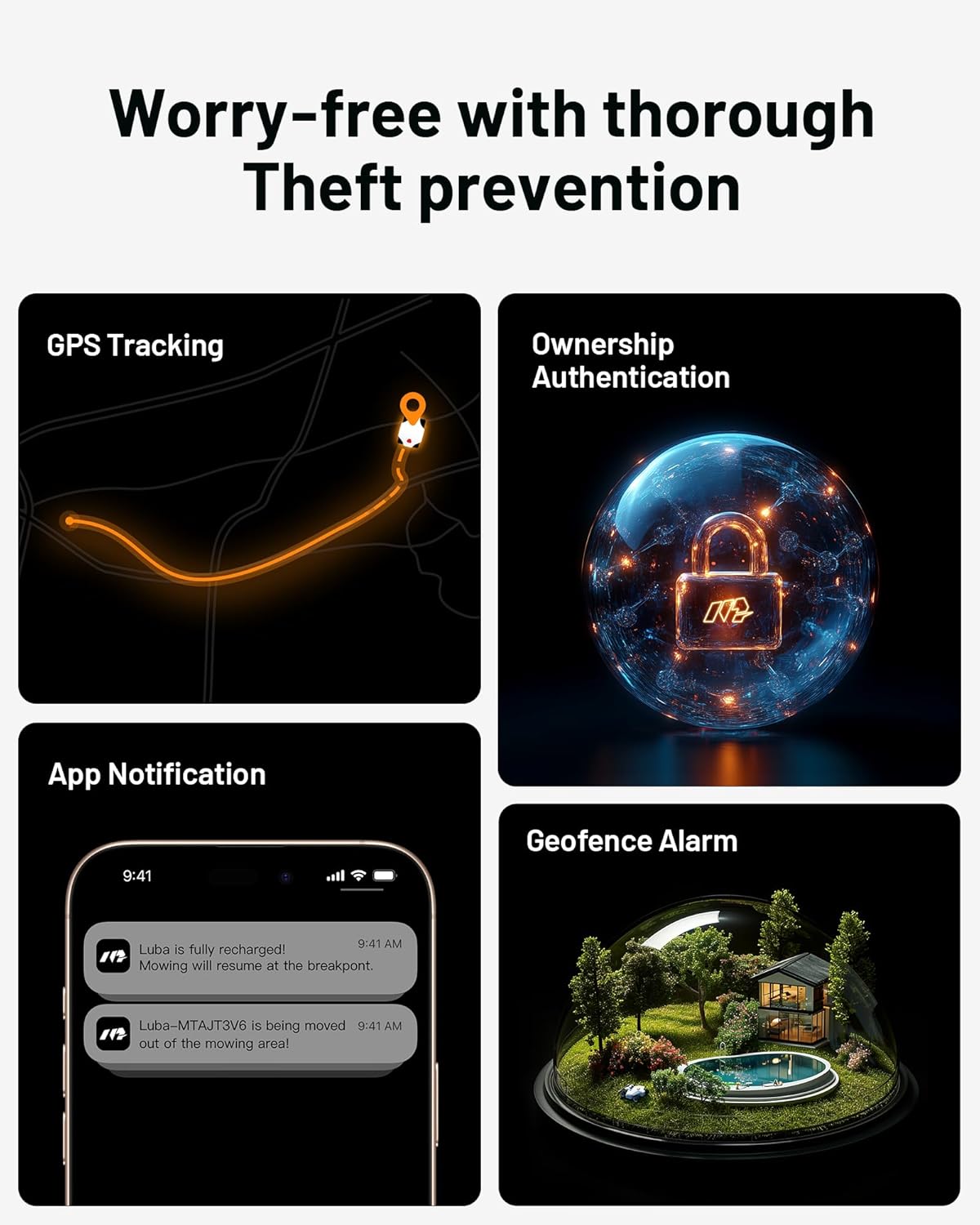 Mammotion LUBA 2 AWD 3000X Robot Lawn Mower