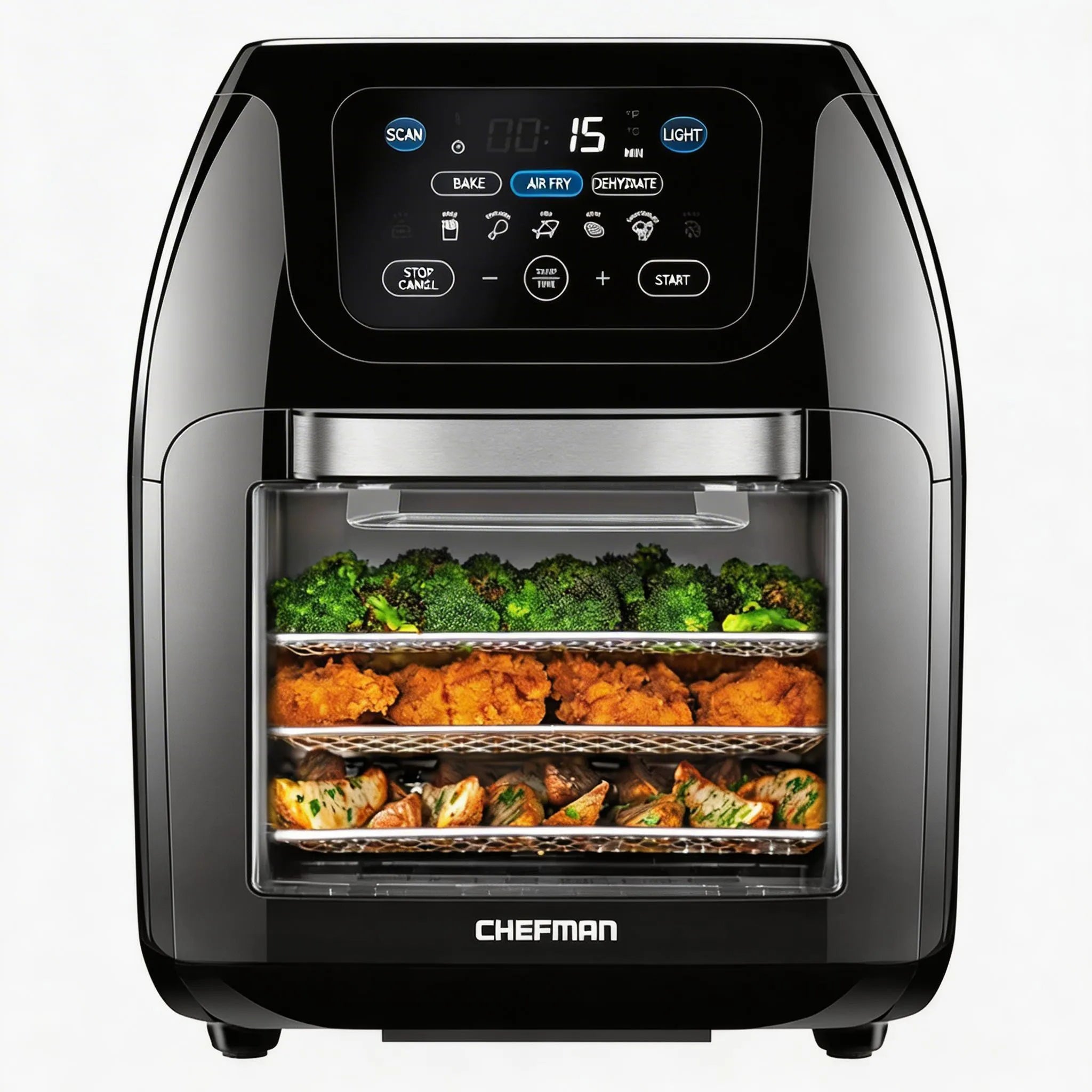 CHEFMAN Multifunctional Digital Air Fryer+ Rotisserie
