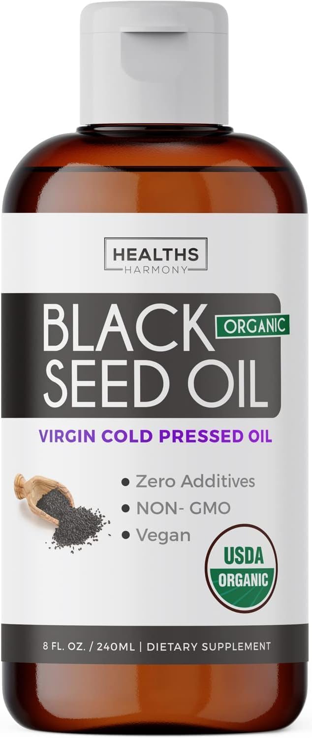 USDA Organic Black Cumin Seed Oil Liquid