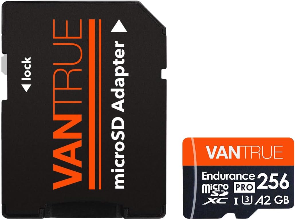 Vantrue 256GB microSDXC UHS-I U3 4K