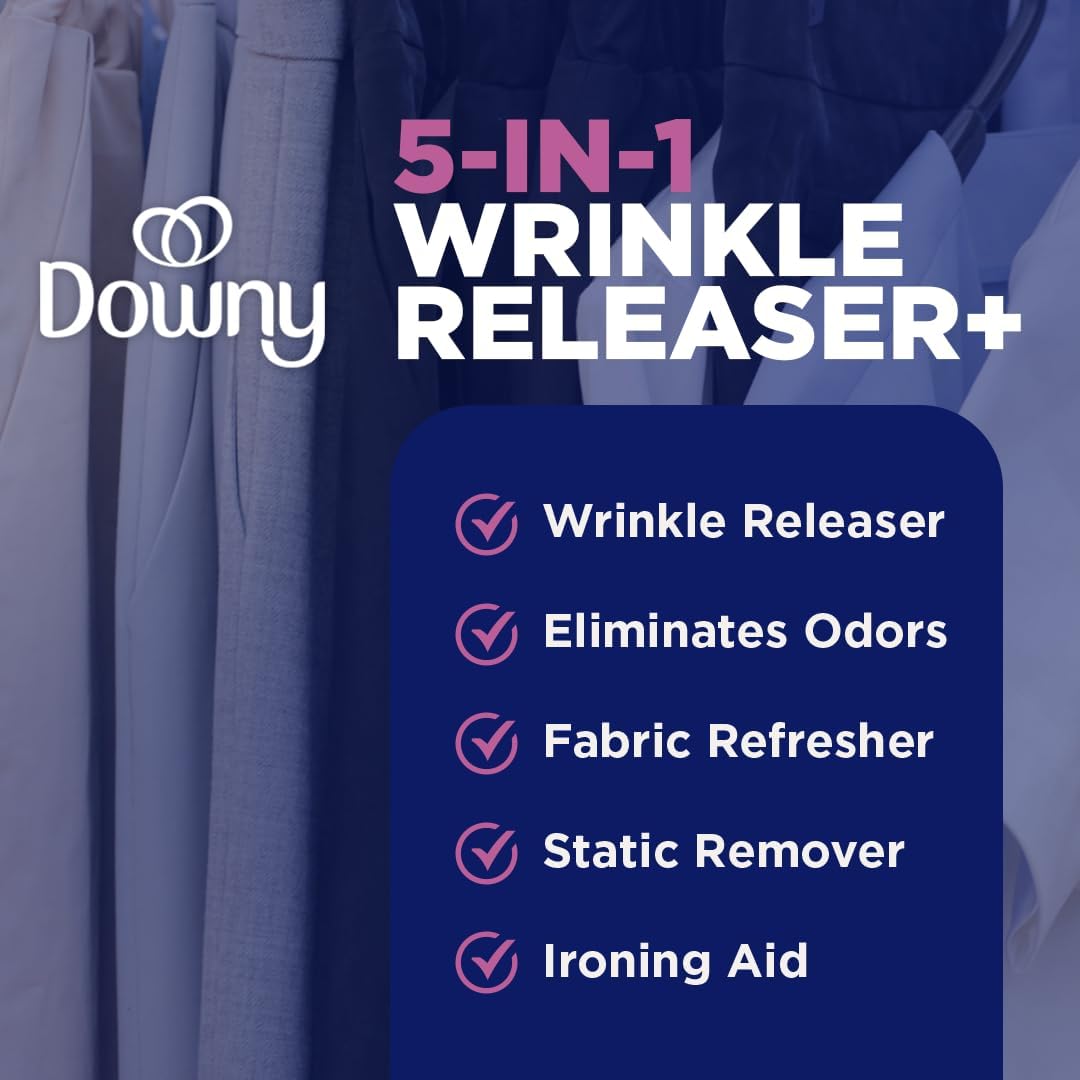 Downy Wrinkle Releaser Spray, Travel Size Spray + 16.9 Fl Oz