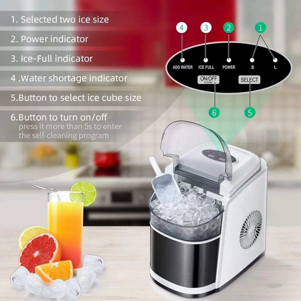 Kismile Countertop Ice Maker Machine