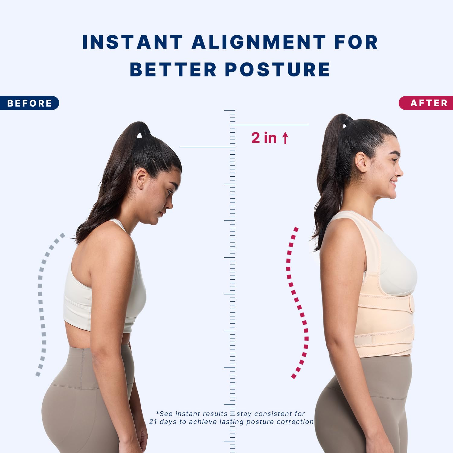 Fit Geno Back Brace Posture Corrector for Men & Women