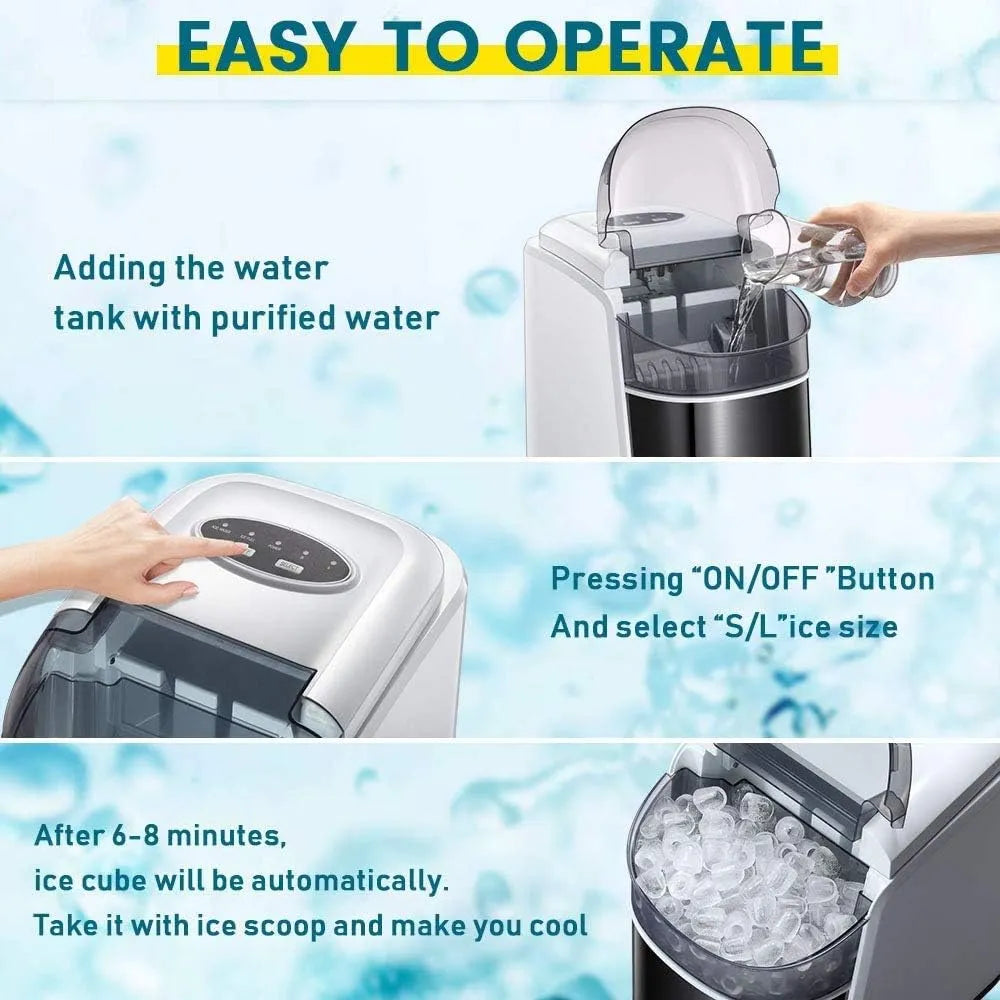 Kismile Countertop Ice Maker Machine