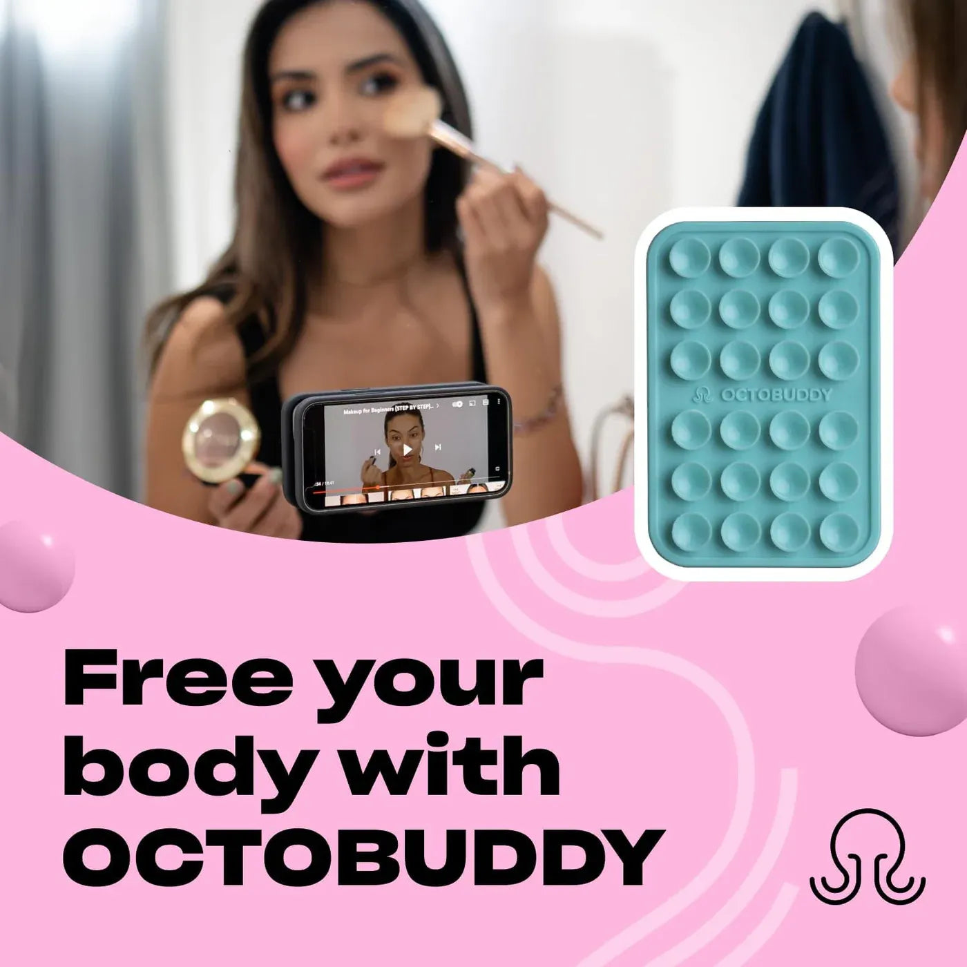 OCTOBUDDY Classic - Silicone Suction Phone Case