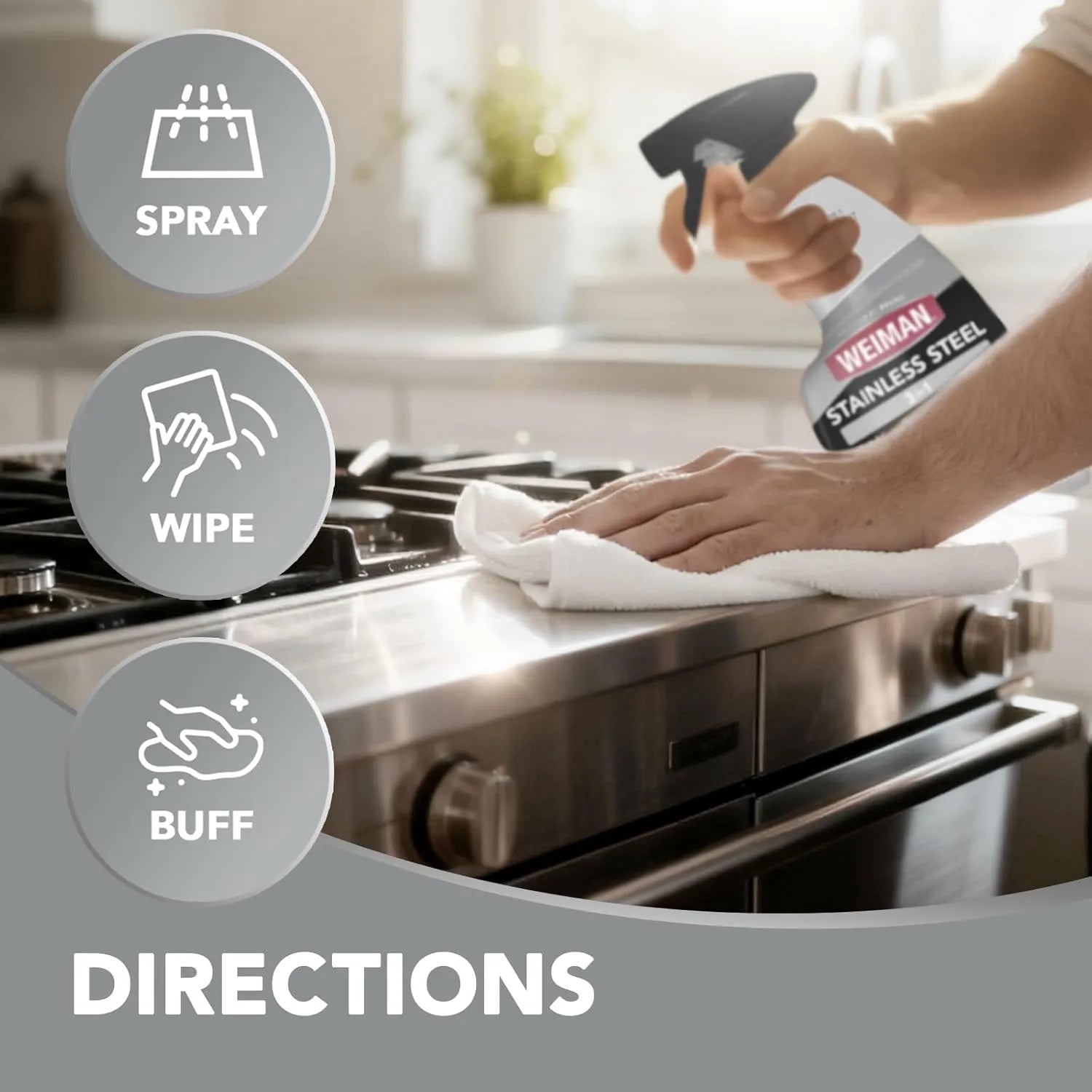Weiman Stainless Steel Cleaner and Polish