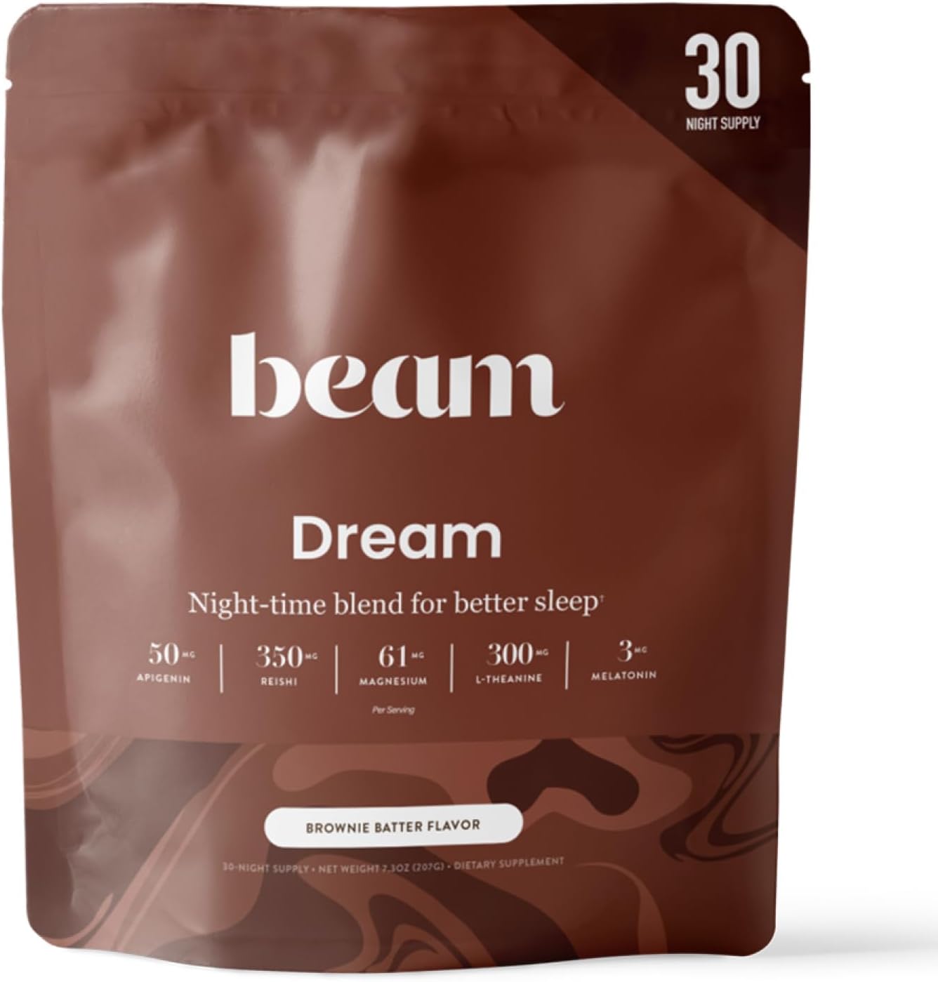 Beam Dream Sleep Powder Brownie Batter