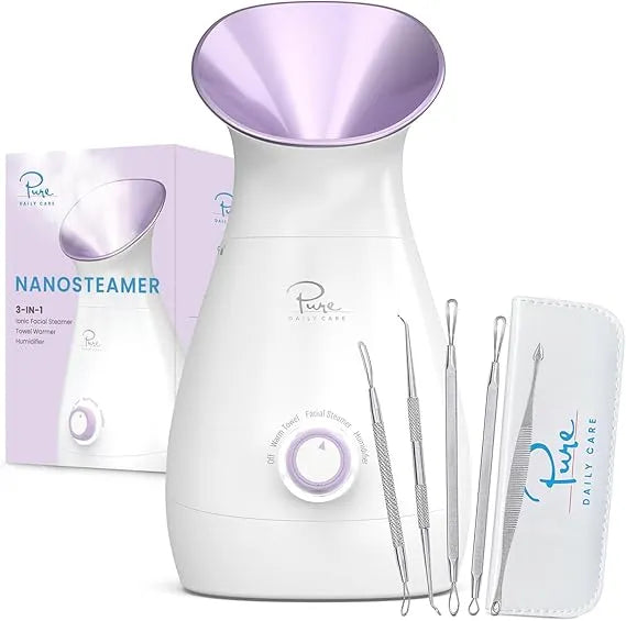 NanoSteamer Large 3-in-1 Nano Ionic Facial Steamer