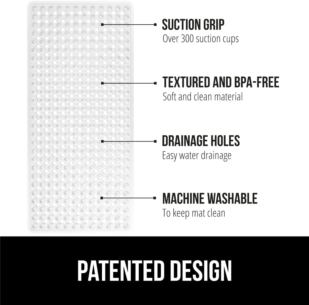 GORILLA GRIP Patented Bath Tub Shower Mat