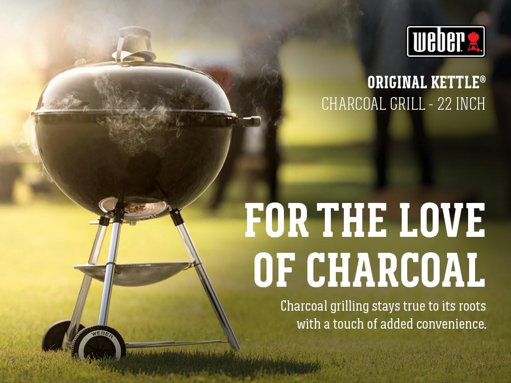 Weber Master-Touch Charcoal Grill for Outdoor Cooking and Barbecue