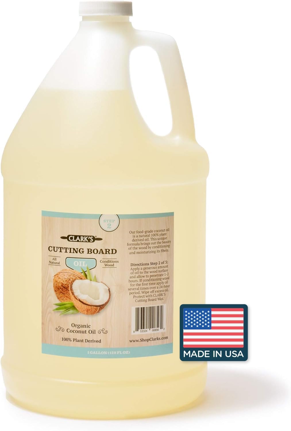 CLARK'S Cutting Board Coconut Oil 1 Gallon
