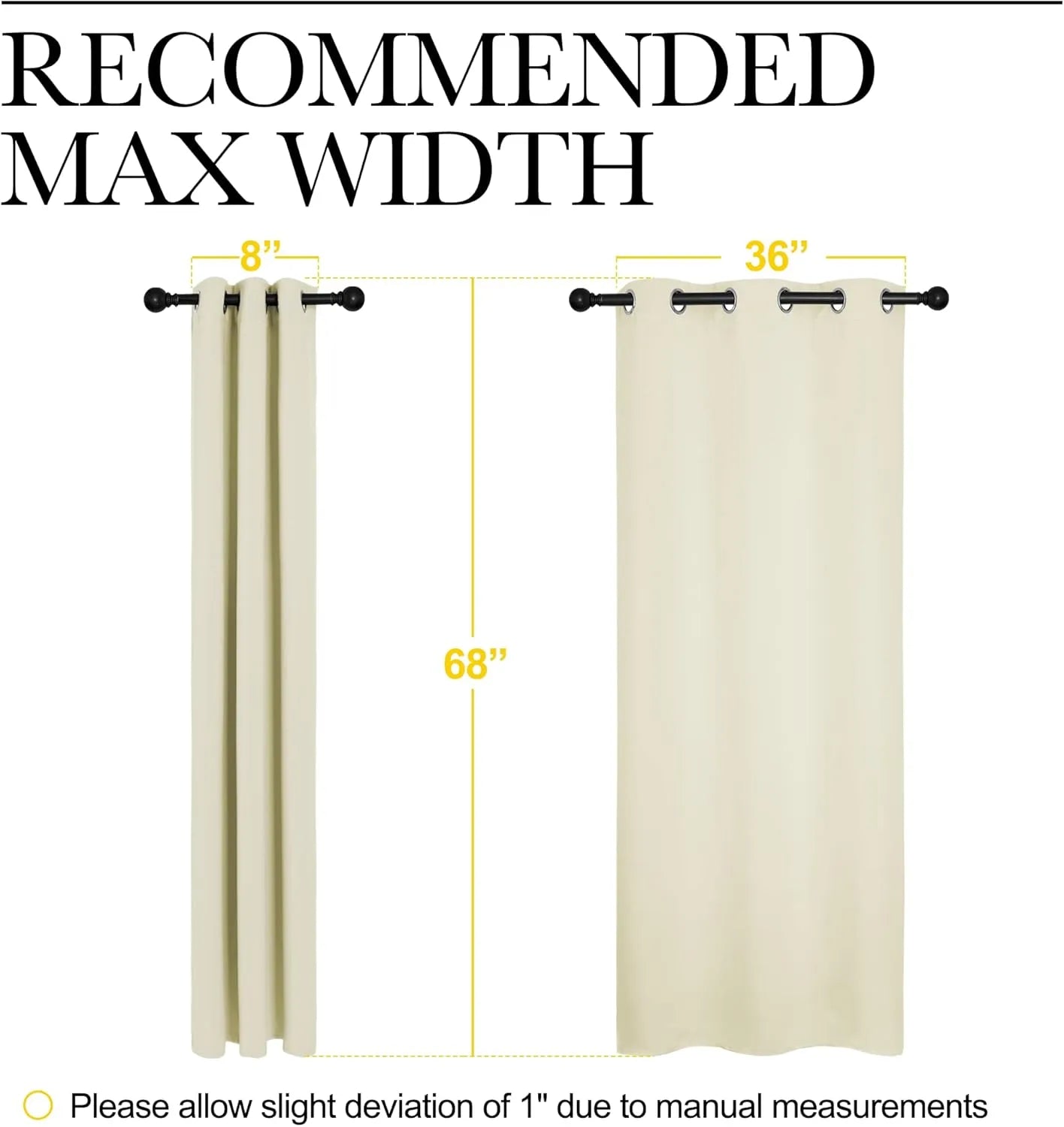 NICETOWN Kitchen Curtains for Decoration