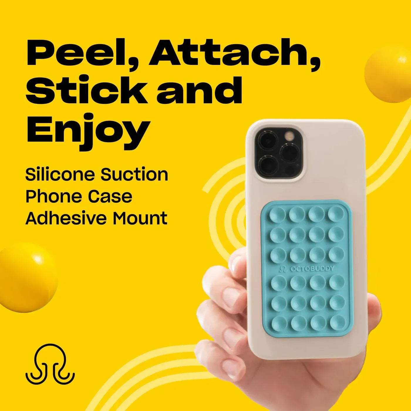 OCTOBUDDY Classic - Silicone Suction Phone Case