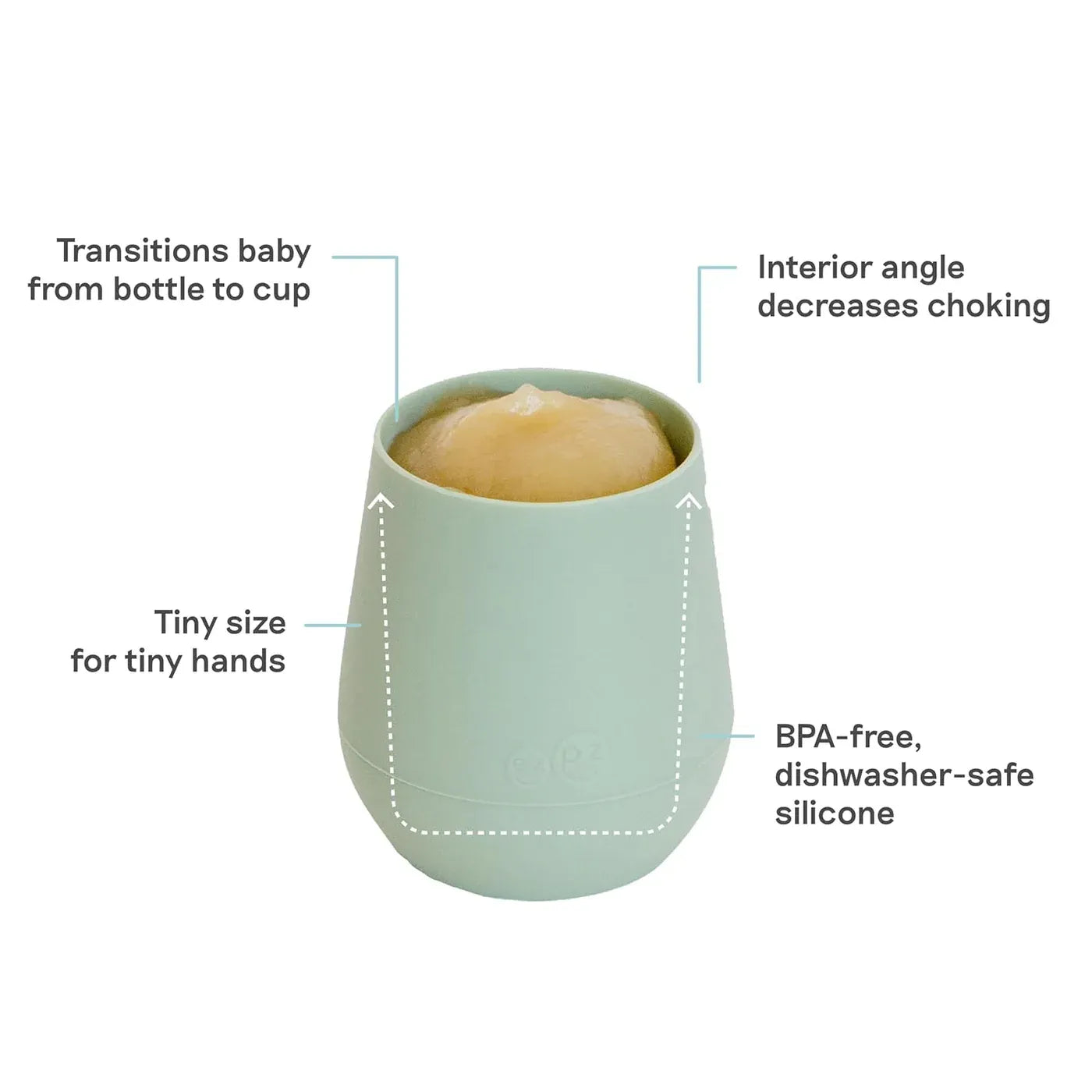 ezpz Tiny Cup (Sage) - 4 months+