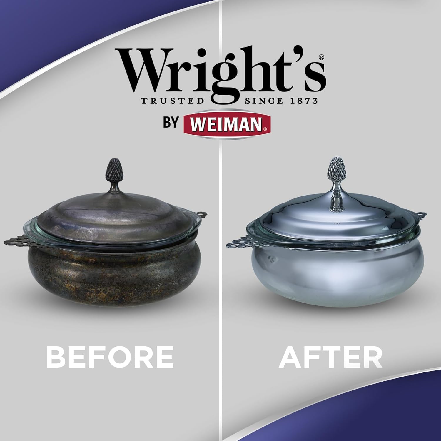 Wright's by Weiman Silver Cleaner and Polish Cream with Polishing