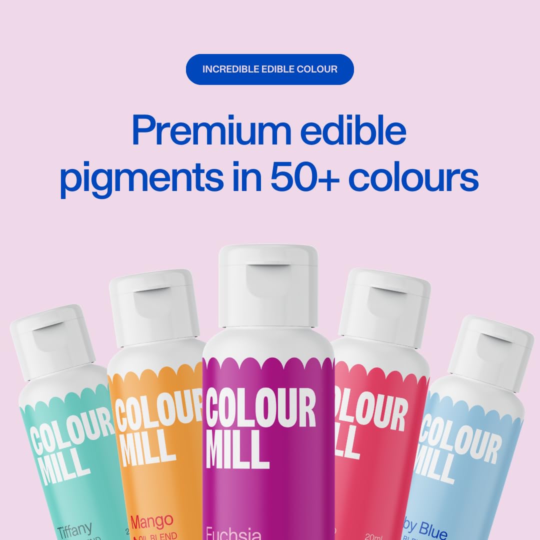Colour Mill Oil-Based Food Coloring, 20 Milliliters (Kickstarter 12 Pack)
