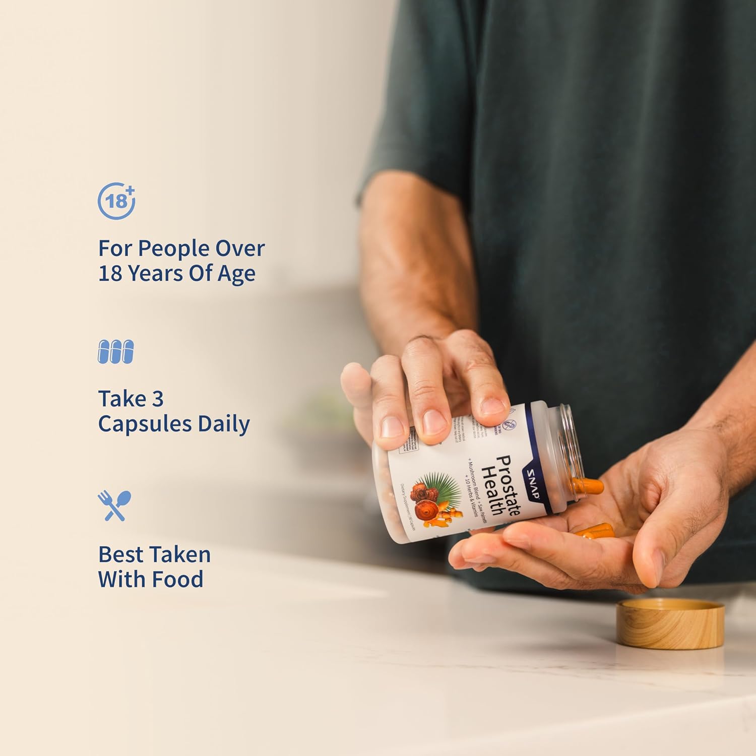 Snap Supplements Prostate Health Supplement