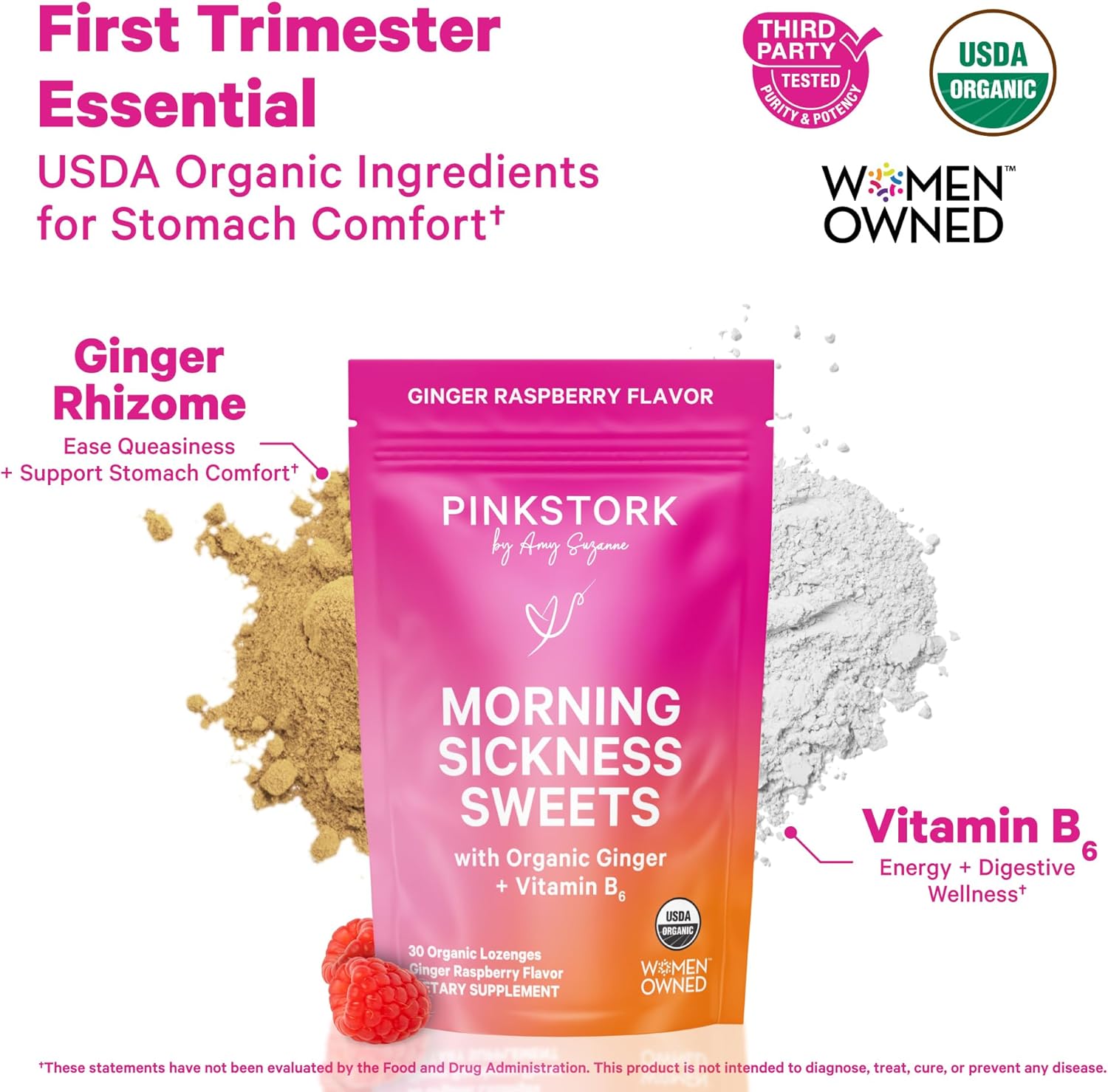 Pink Stork Morning Sickness Sweets
