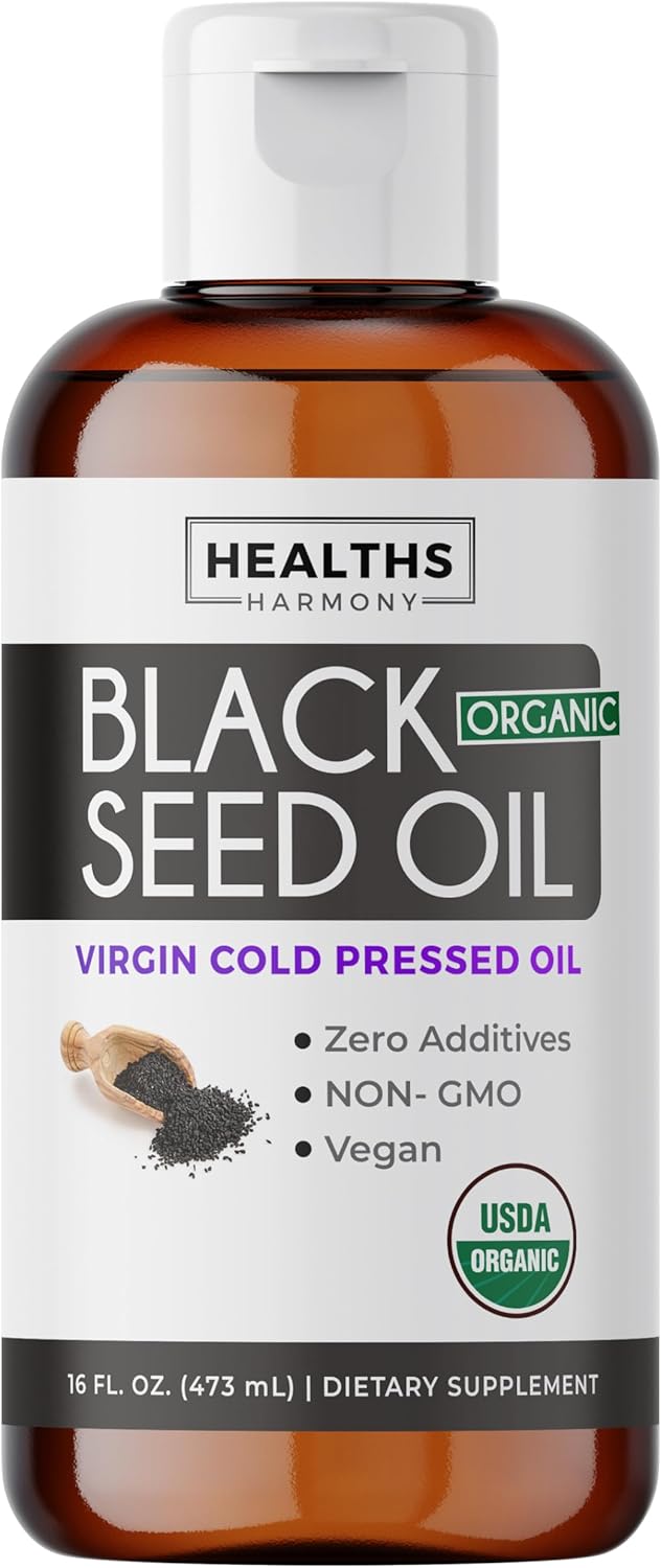 USDA Organic Black Seed Oil Liquid
