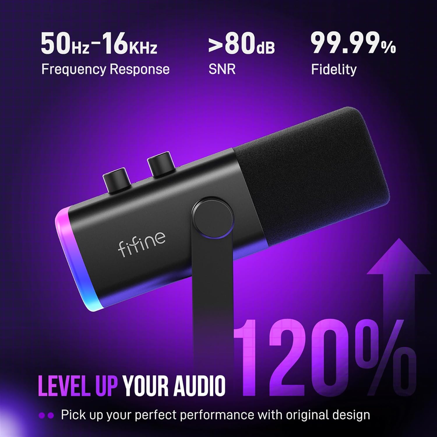 FIFINE XLR/USB Gaming Microphone Set