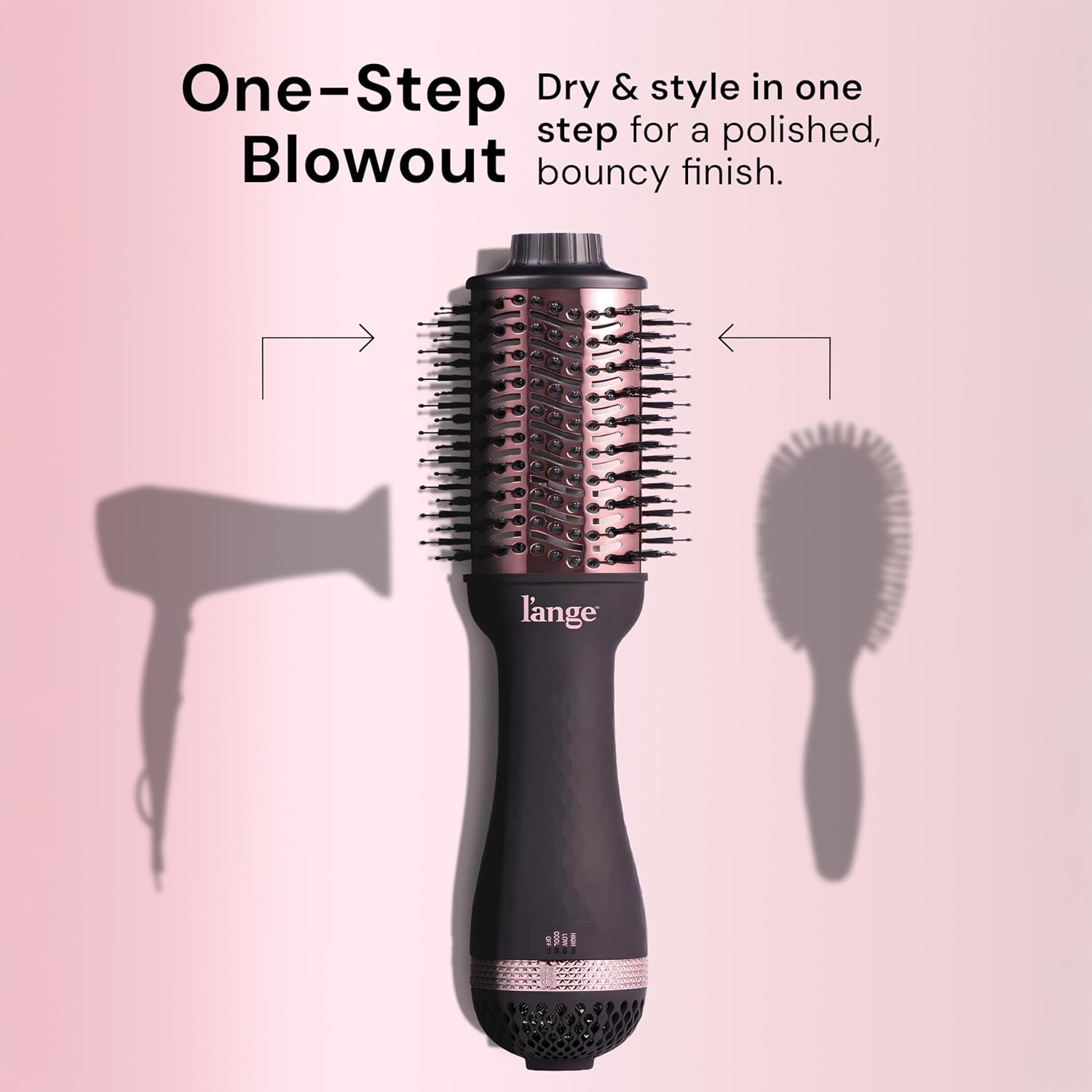 L'ANGE HAIR Le Volume 2-in-1 Titanium Blow Dryer Brush