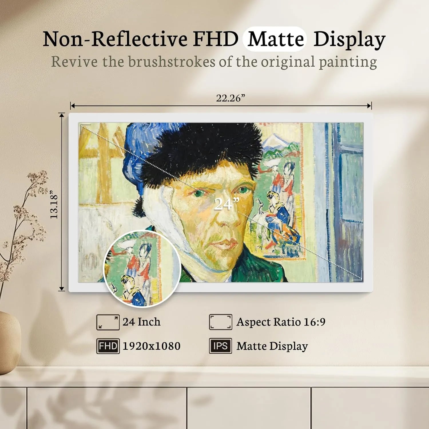 BSIMB Large Digital Picture Frame