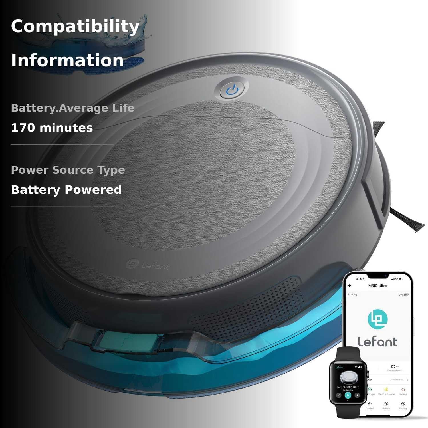 Lefant Ultra Robot Vacuum and Mop