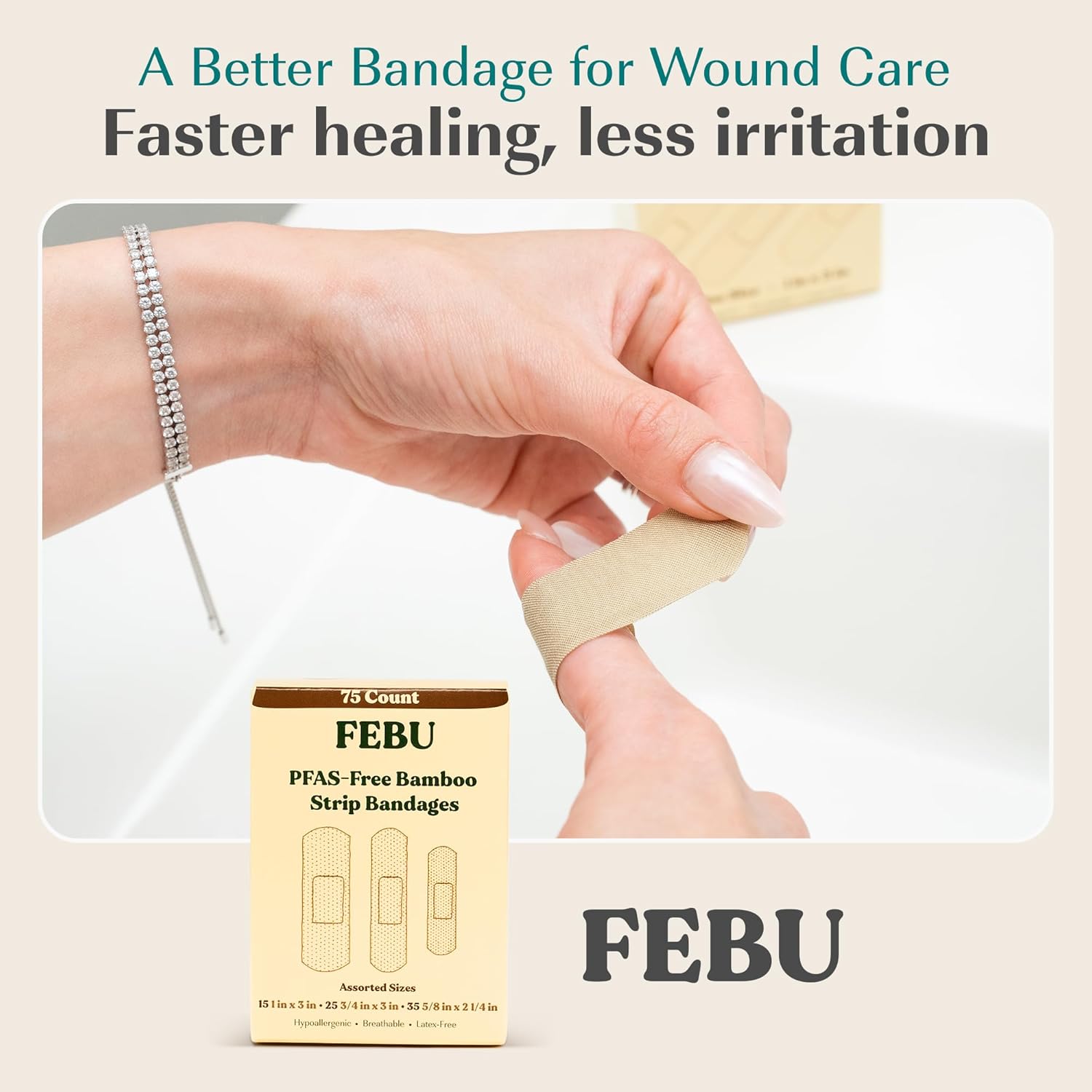FEBU Eco-Friendly Bamboo Fabric Bandages