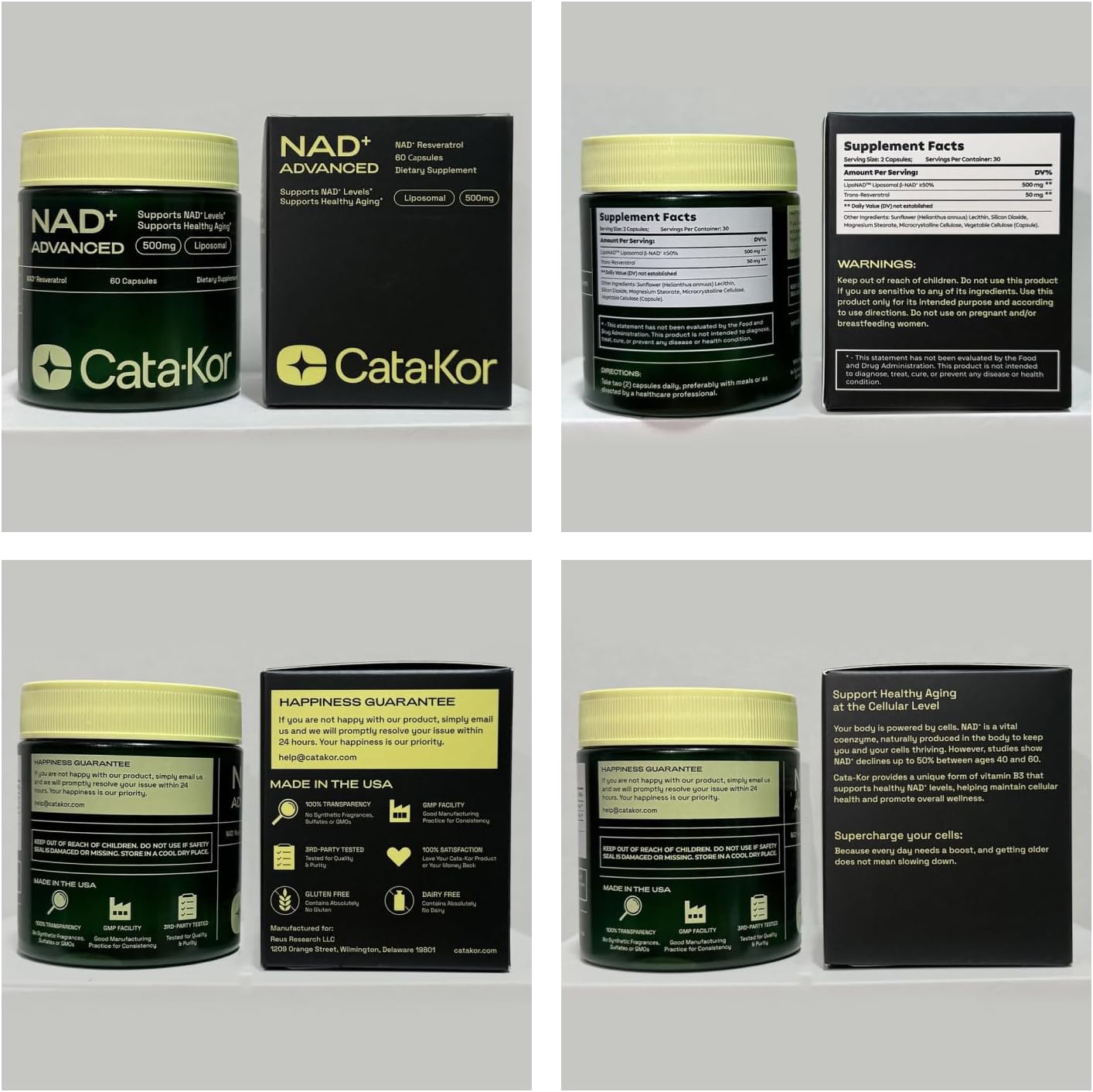 Liposomal NAD Supplement with Resveratrol