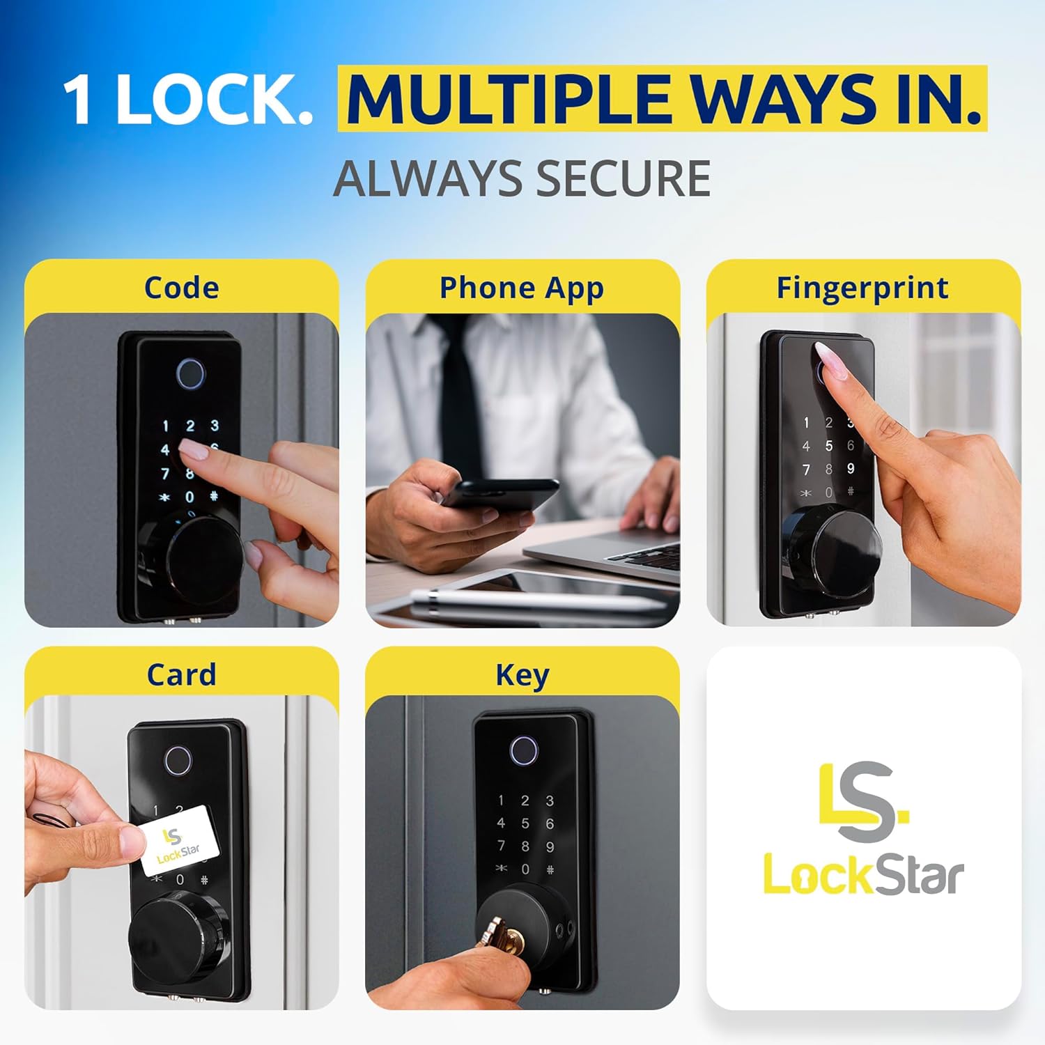 LOCKSTAR® Smart Door Lock