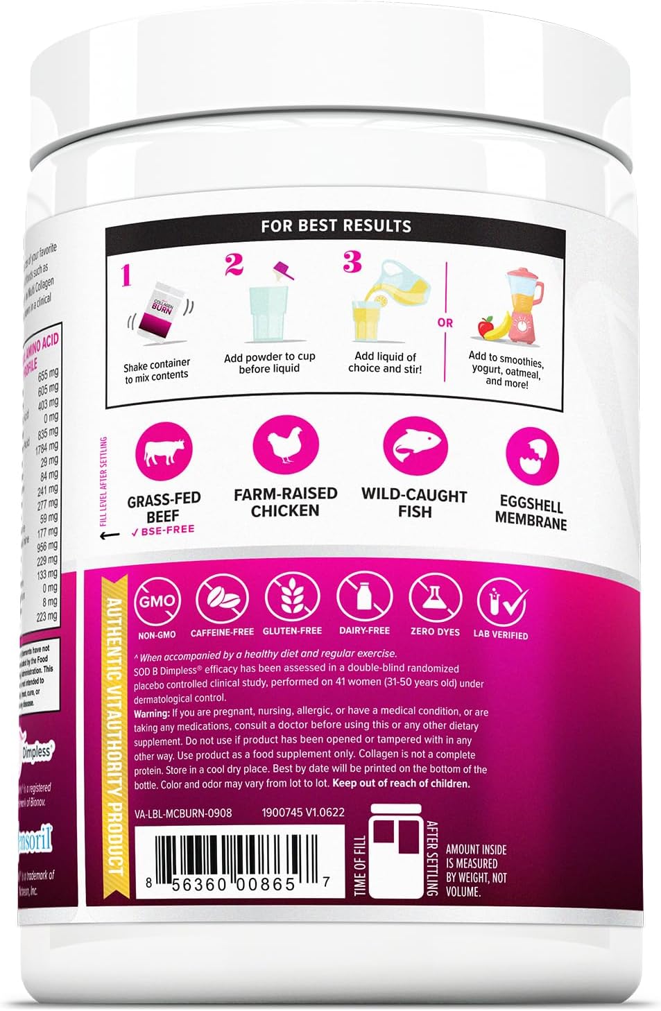 Hydrolyzed Collagen Powder for Weight Loss