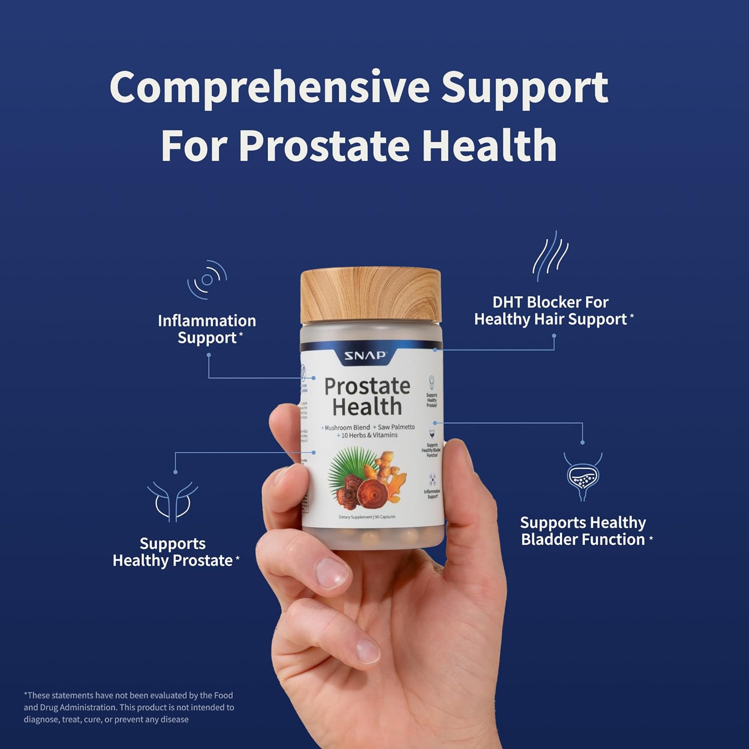 Snap Supplements Prostate Health Supplement