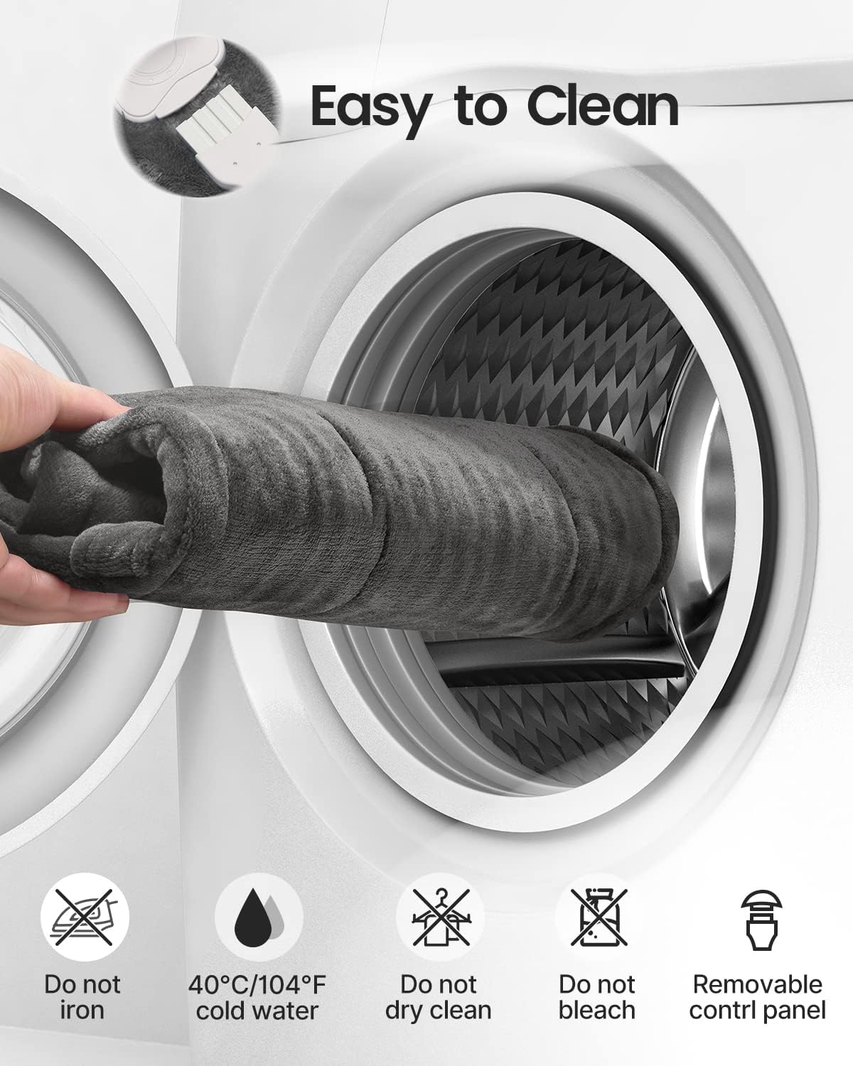 RENPHO Electric Heating Pad for Back