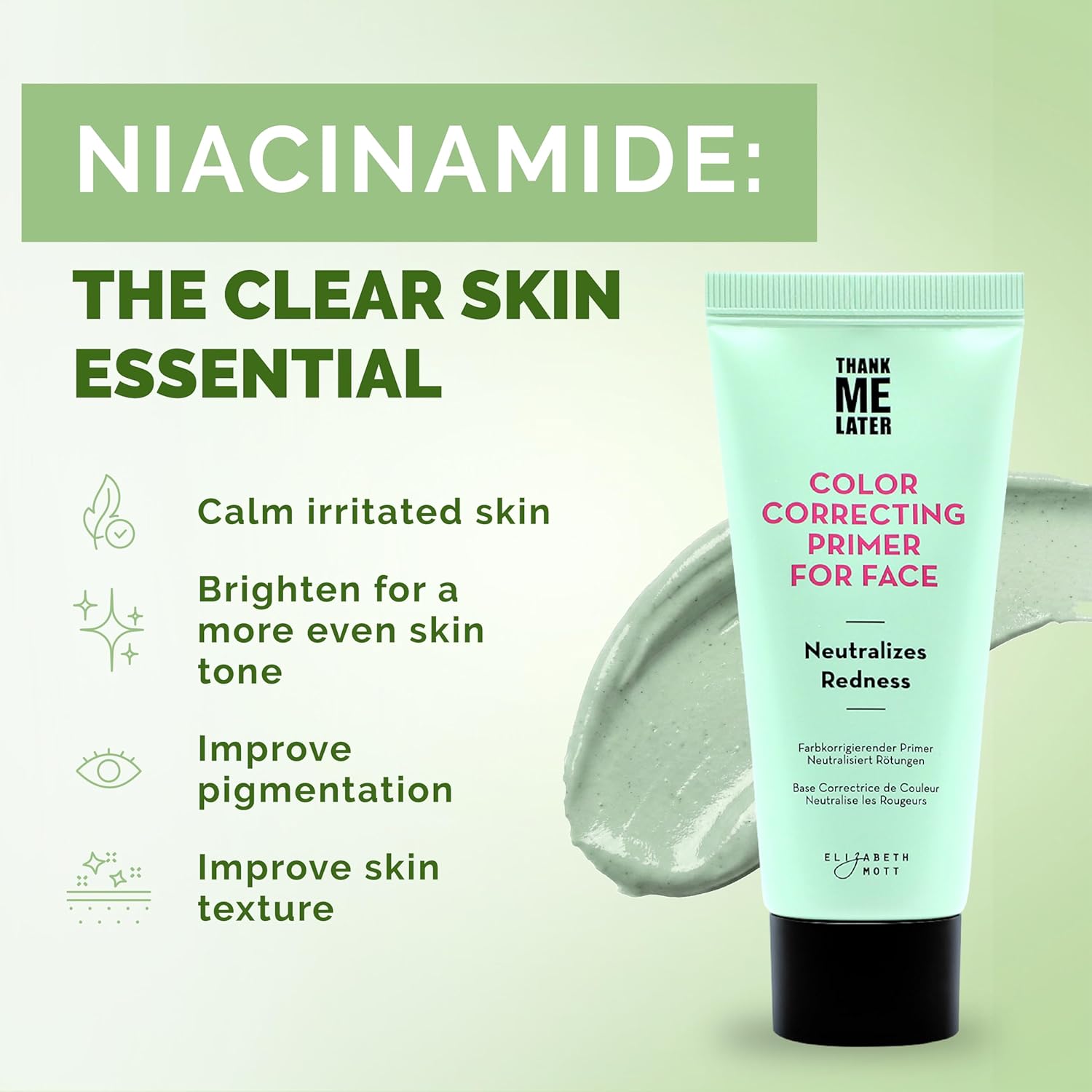 Elizabeth Mott Thank Me Later Color Correcting Face Primer