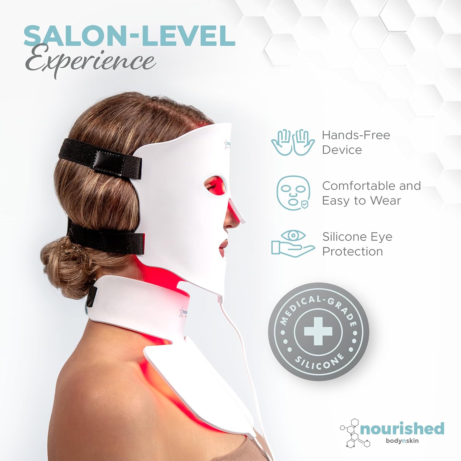 LED Light Therapy Face & Neck Mask