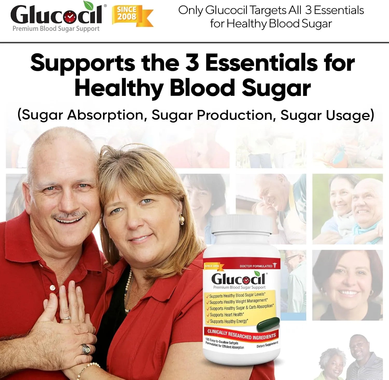 Glucocil – Softgels - Premium Blood Sugar Support