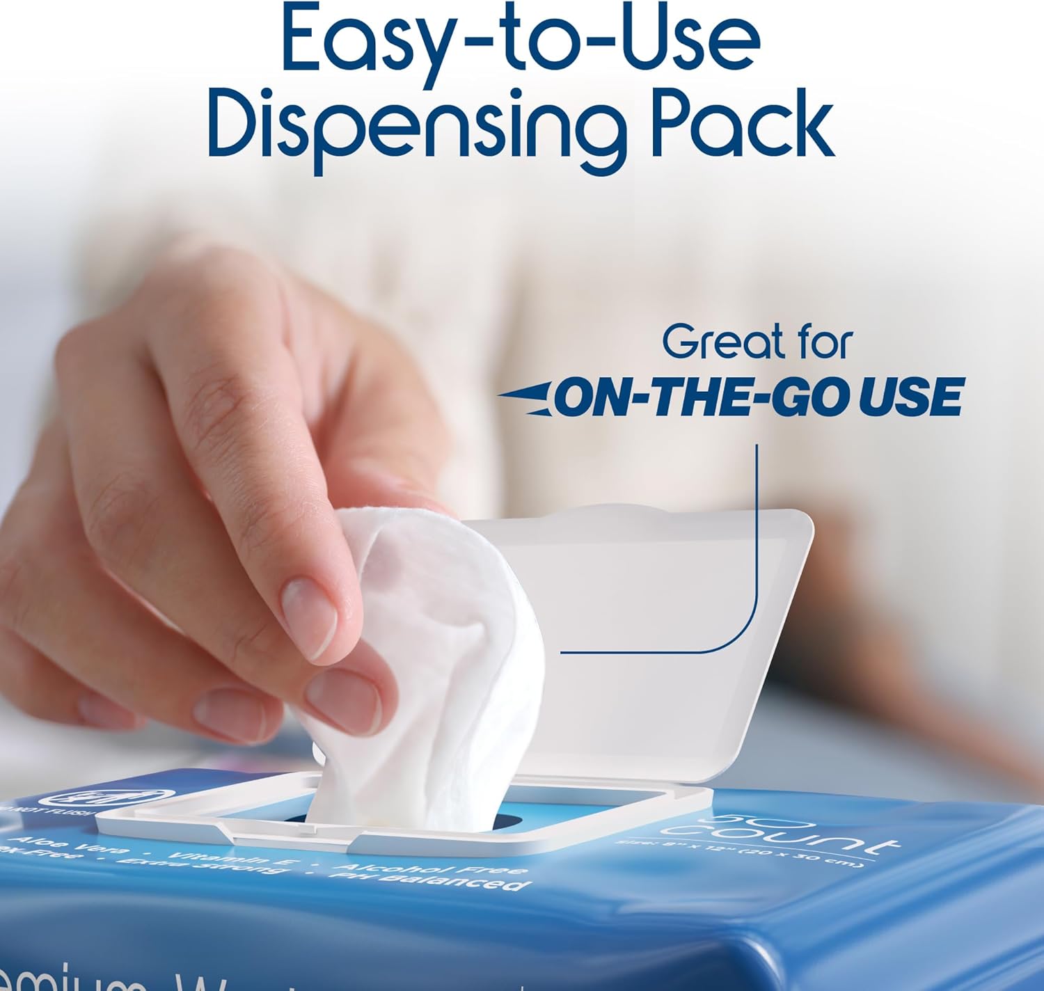 Inspire Adult Wet Wipes, Wash Cloths