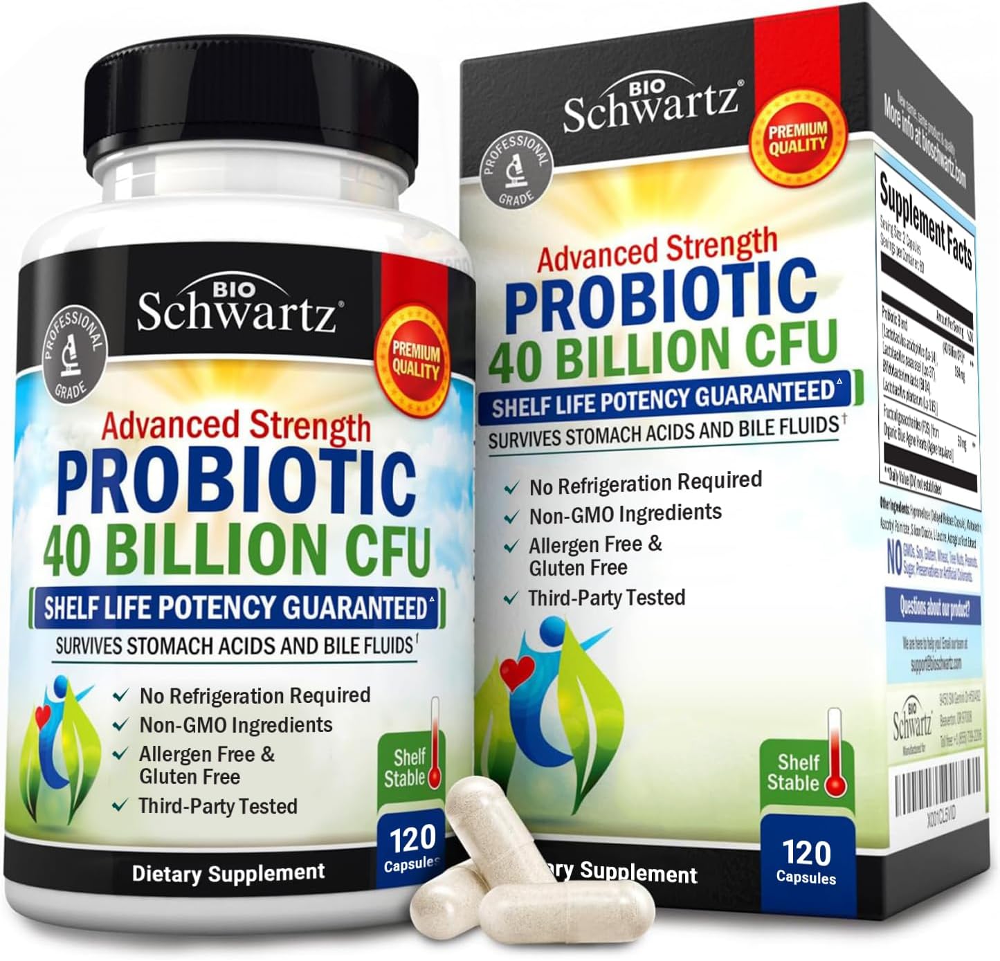 BioSchwartz Daily Probiotic Nutritional Supplement