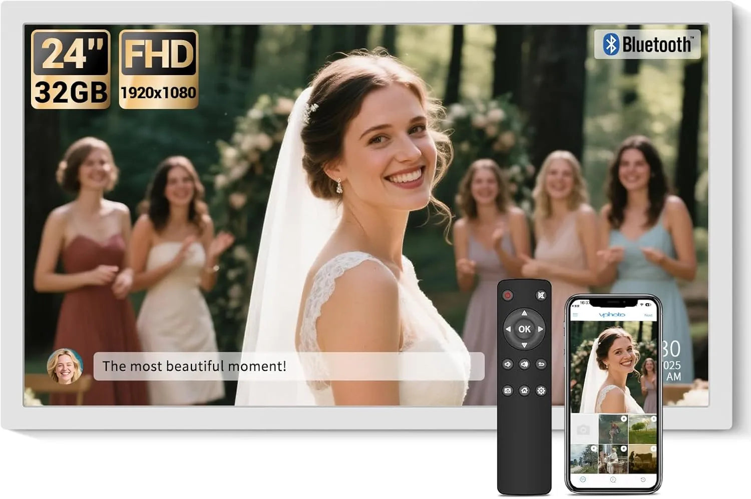 BSIMB Large Digital Picture Frame