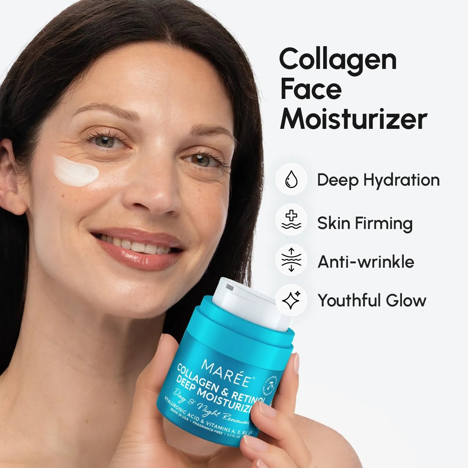 MAREE Face Moisturizer Collagen Cream for Face