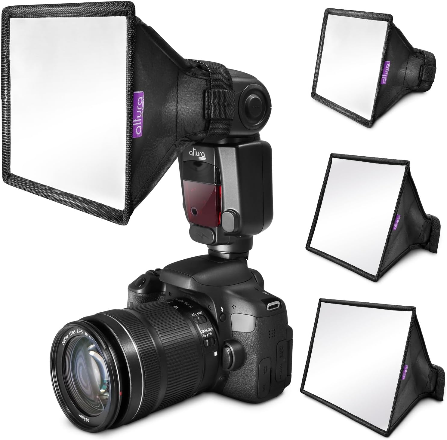 (3 Pack) Flash Diffuser Light Softbox by Altura Photo