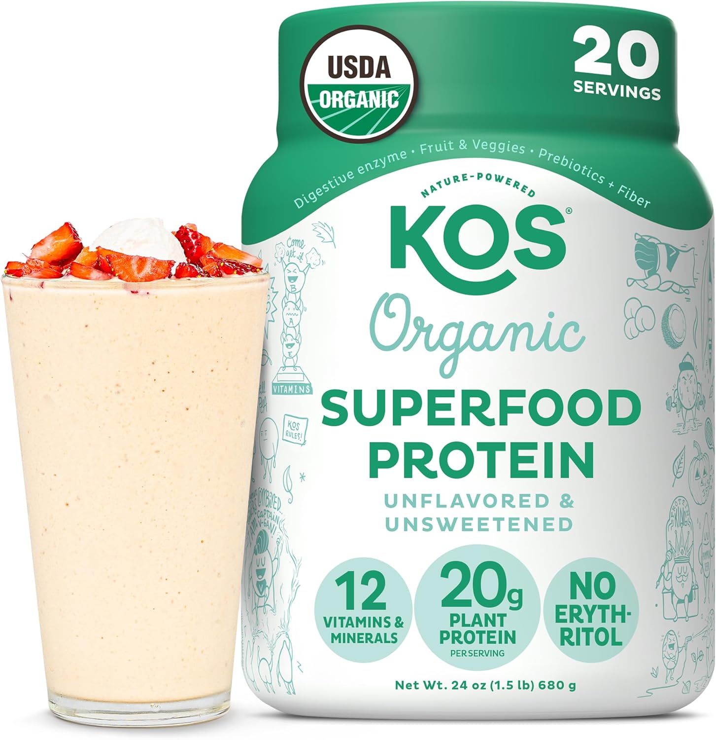 KOS Vegan Protein Powder