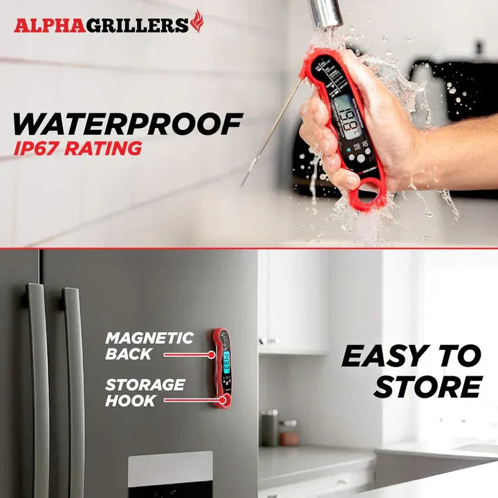 Alpha Grillers Meat Thermometer Digital