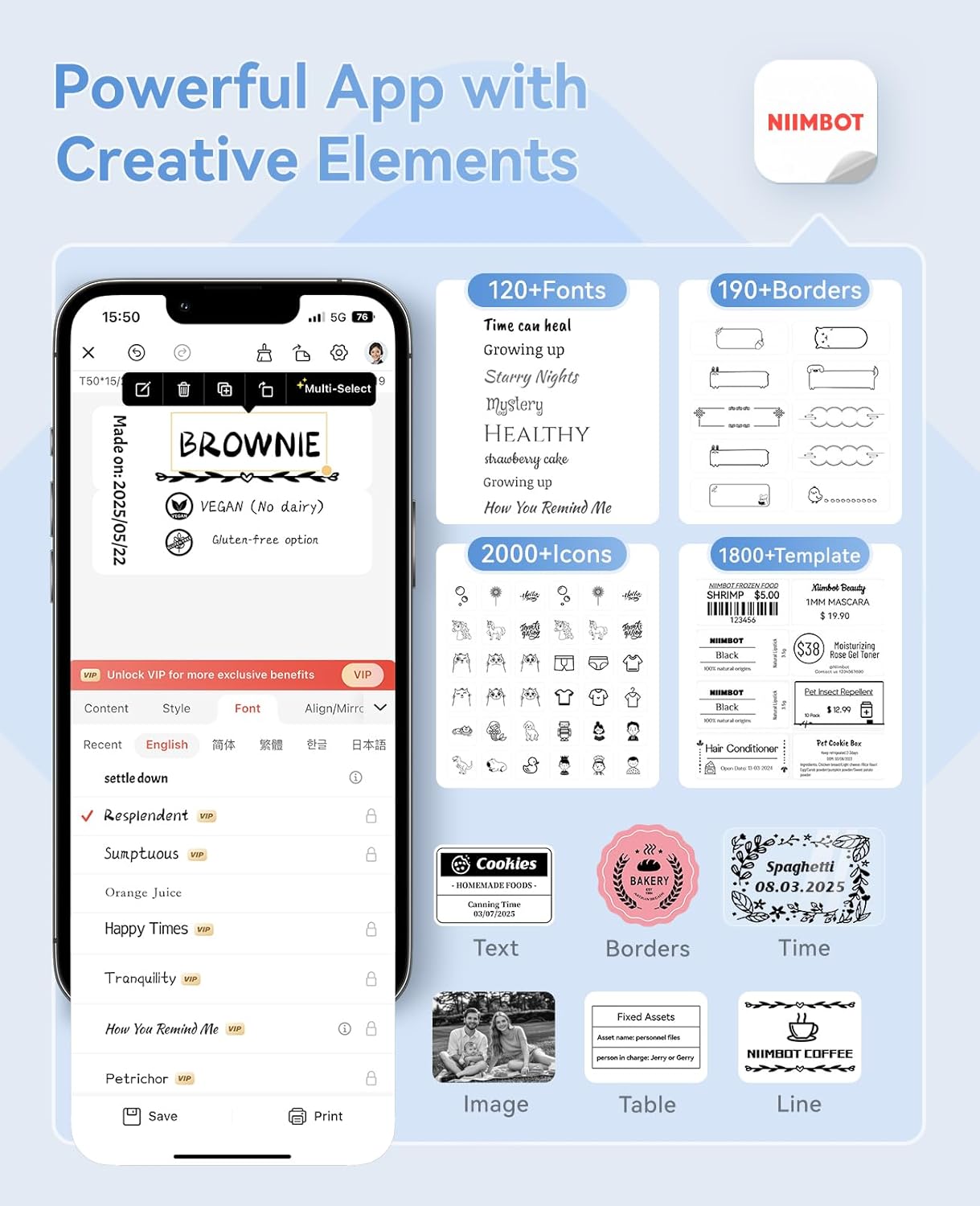 NIIMBOT B1 Label Maker Machine