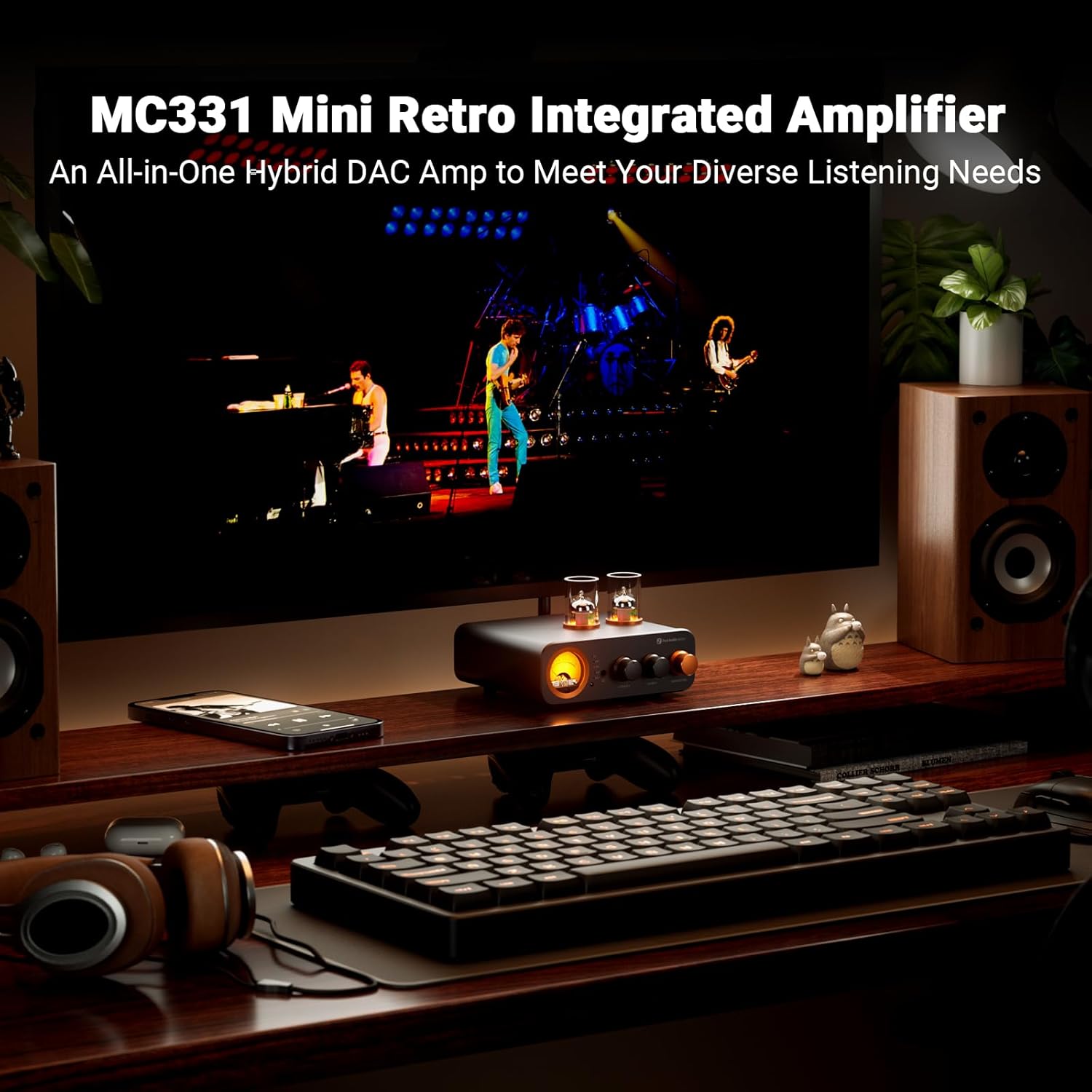 Fosi Audio MC331 Tube Integrated Amplifier with DAC