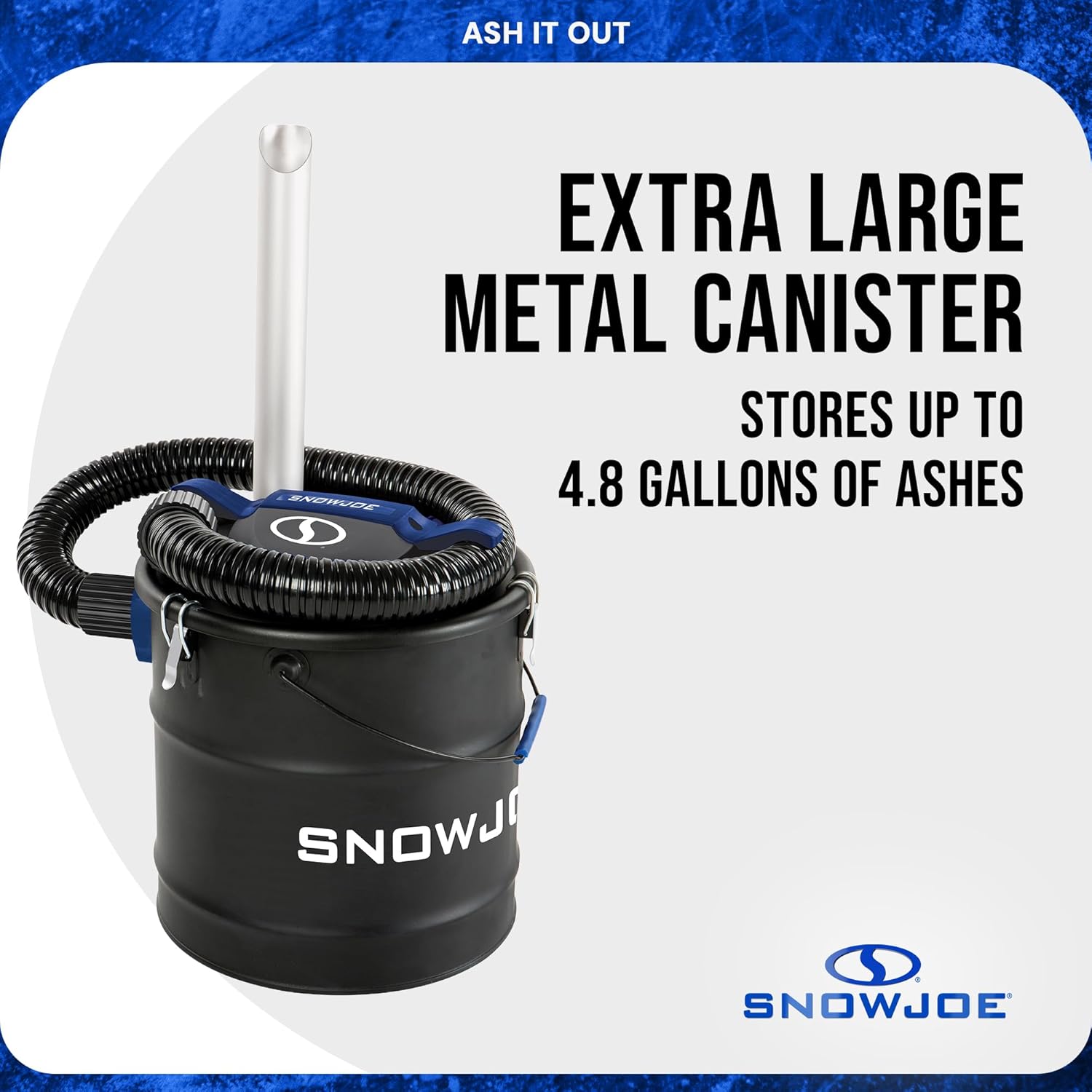 Snow Joe Bagless Ash Vacuum Cleaner Machine